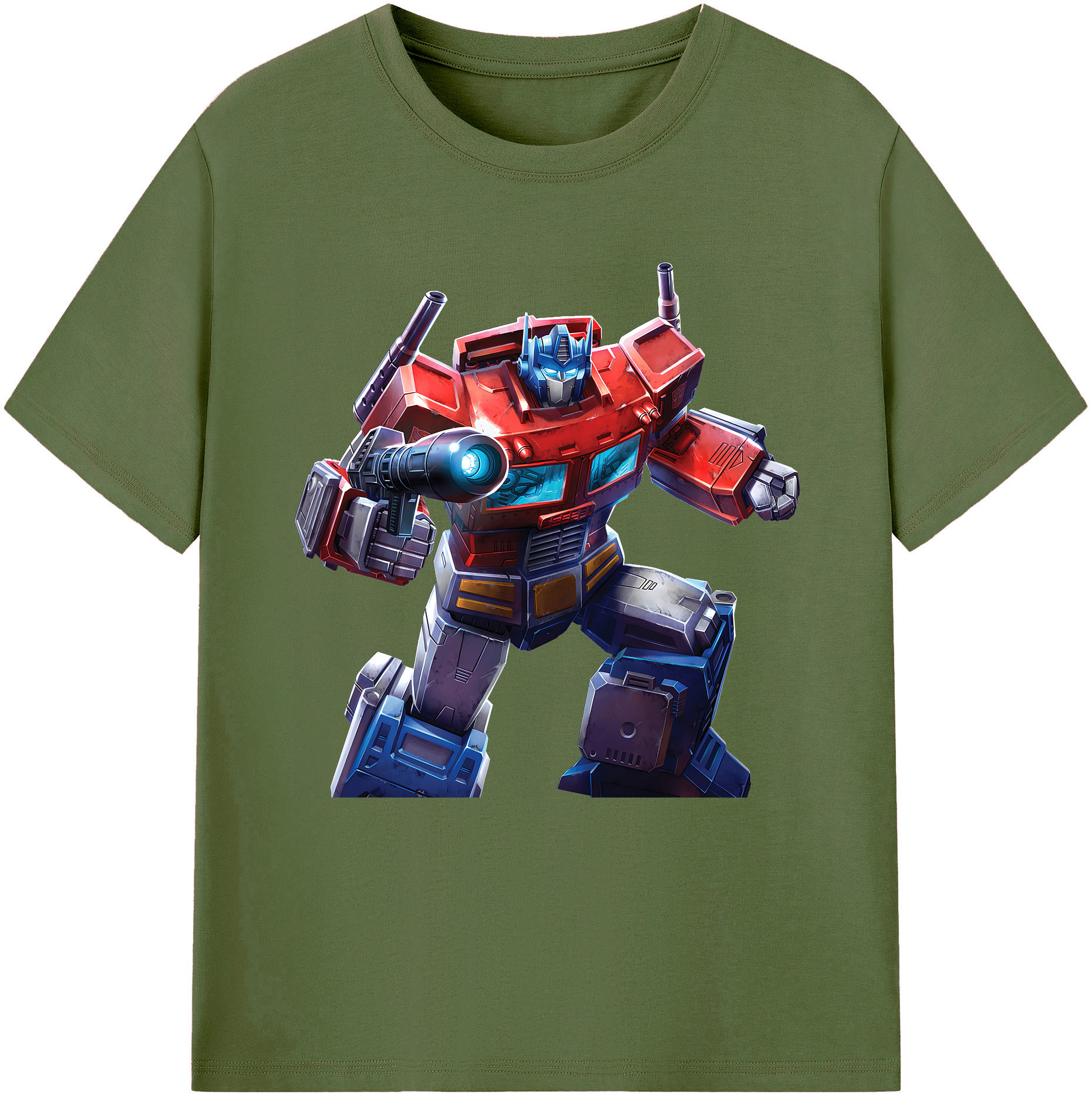 （画像用） Transformers トランスフォーマー 綿100％半袖Tシャツ（フロントプリント）
